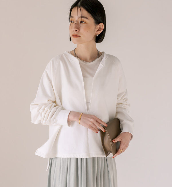  「【大人が着やすい】キーネックオーバースウェット」|Tシャツ・カットソー|