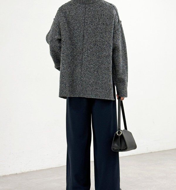  「【ウォッシャブル】【シーズンレスで使える】タックワイドスラックス」|チノ|