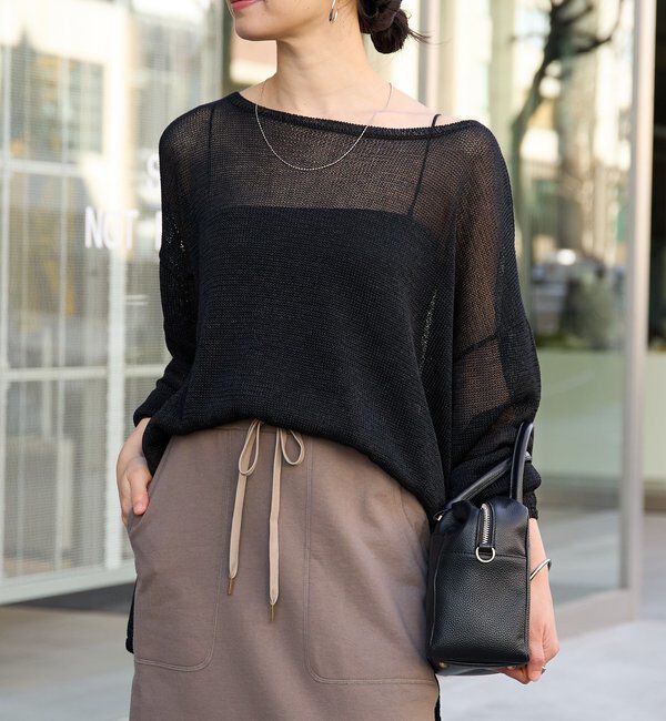  「メランジルーズニット」|ニット・セーター|