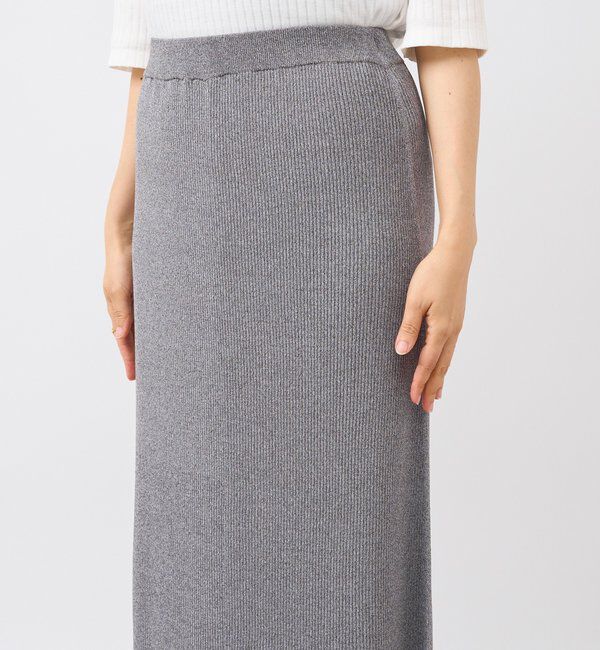  「【ひんやりタッチ/セットアップ対応可】レーヨン混ナローフレアスカート」|スカート|