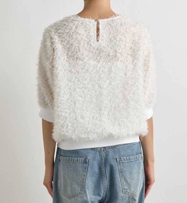  「【着映え】リブ付きフリンジブラウス」|シャツ・ブラウス|