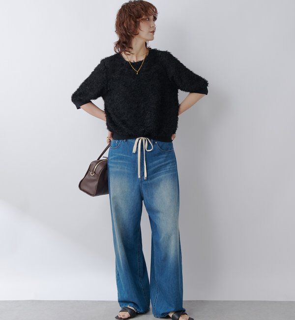  「【着映え】リブ付きフリンジブラウス」|シャツ・ブラウス|