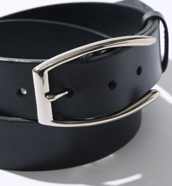  「【MONN.:. （モン）】ブランクバックルレザーベルト」|ベルト|