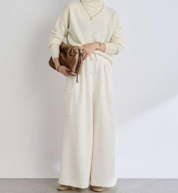  「【5色展開/万能トップス】ウール100NEWボトルネックニット」|ニット・セーター|