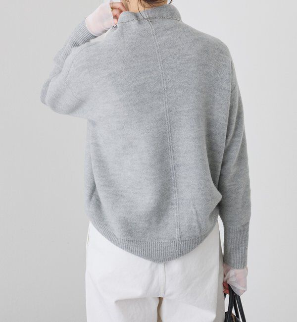  「【5色展開/万能トップス】ウール100NEWボトルネックニット」|ニット・セーター|