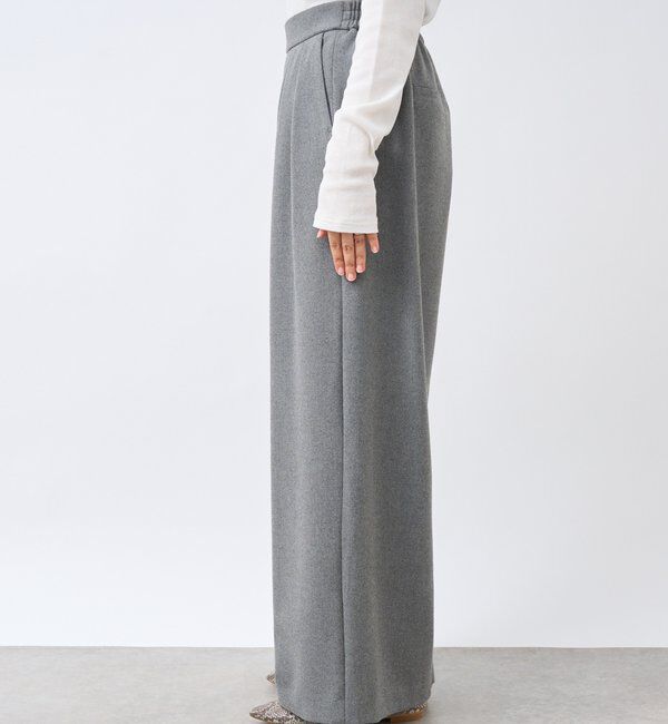  「【最高気温5度の寒い日に！/すっきり見え】ウォームタックワイドスラックス」|チノ|