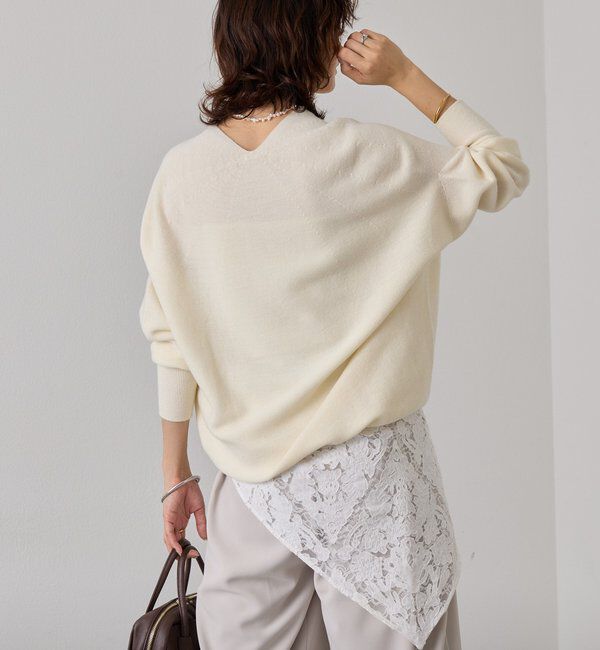  「【a Nice （ア ・ニース）】クラフトレースストール」|ストール|