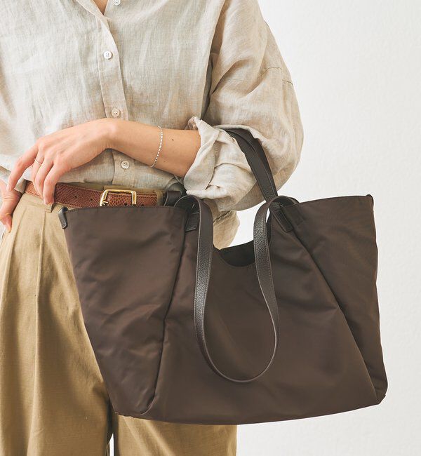  「【大容量で実用性抜群】ナイロン2wayトート」|クラッチバッグ|