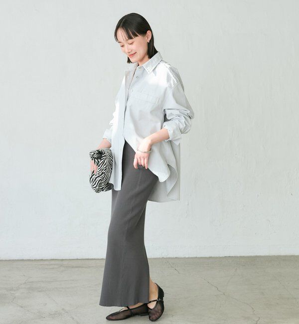  「【セットアップ着用可能】ガーメントダイコットンツイルシャツ」|シャツ・ブラウス|