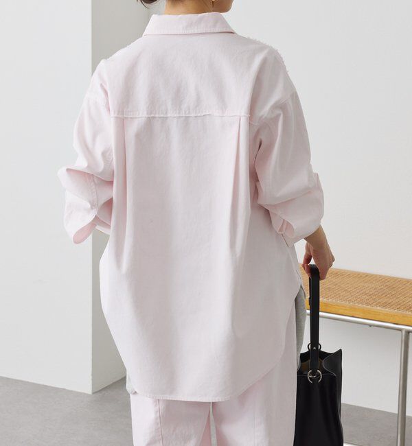  「【セットアップ着用可能】ガーメントダイコットンツイルシャツ」|シャツ・ブラウス|