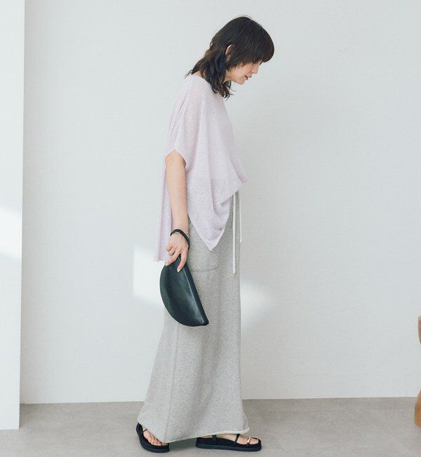  「予約【イージーな着心地】スエットロングスカート」|スカート|