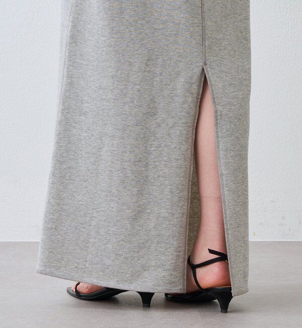  「予約【イージーな着心地】スエットロングスカート」|スカート|