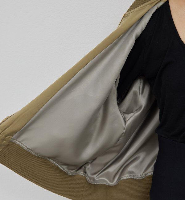  「キュプラサテンブルゾン」|ベスト・ジレ|