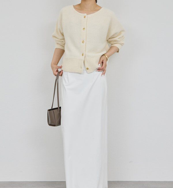 「【前後2WAY】ファーウールショートカーデ」|ニット・セーター|