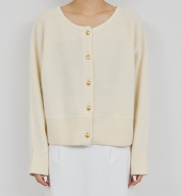  「【前後2WAY】ファーウールショートカーデ」|ニット・セーター|