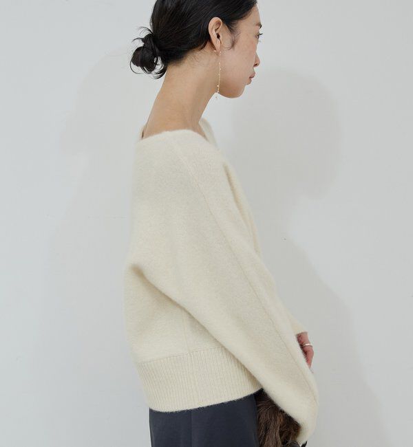  「【前後2WAY】ファーウールショートカーデ」|ニット・セーター|