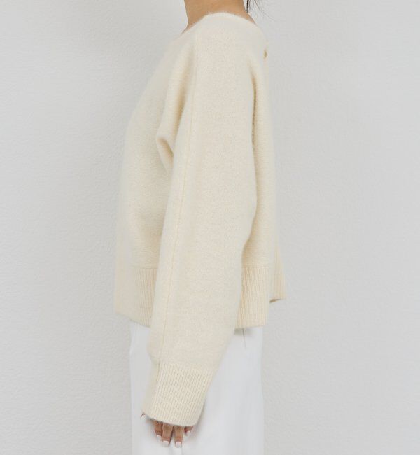  「【前後2WAY】ファーウールショートカーデ」|ニット・セーター|