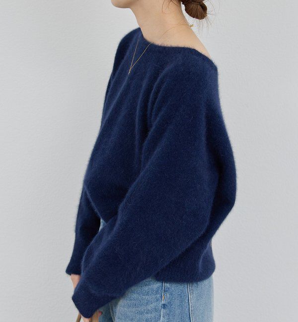  「【前後2WAY】ファーウールショートカーデ」|ニット・セーター|