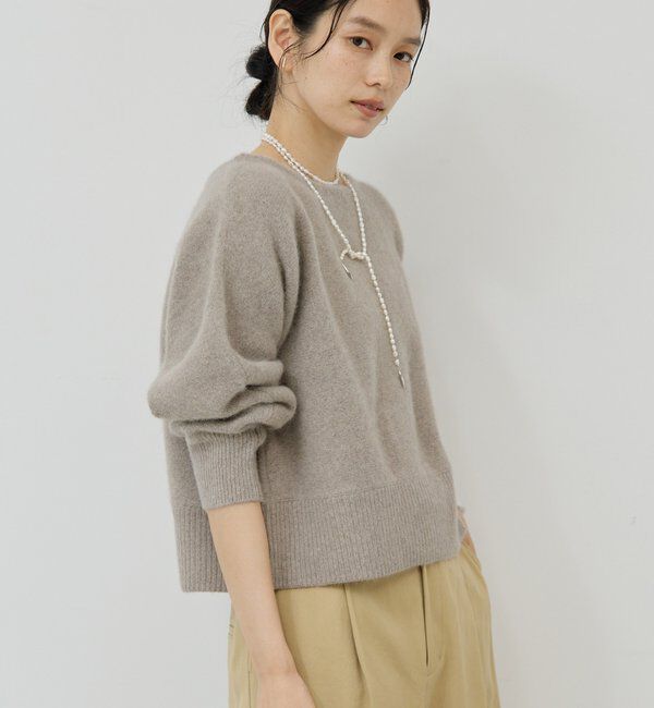  「【前後2WAY】ファーウールショートカーデ」|ニット・セーター|