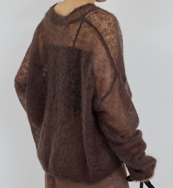  「モヘヤリングシアーニット」|ニット・セーター|