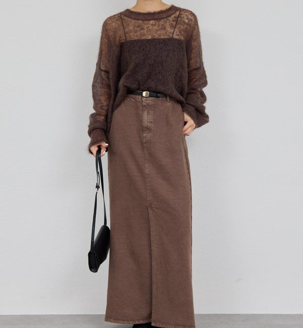  「モヘヤリングシアーニット」|ニット・セーター|