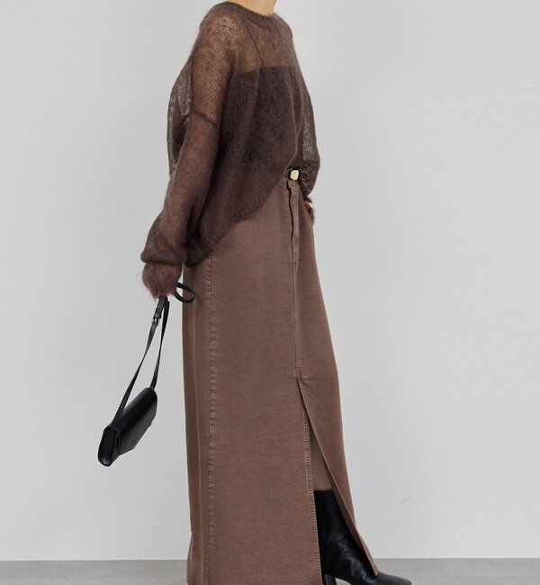  「モヘヤリングシアーニット」|ニット・セーター|