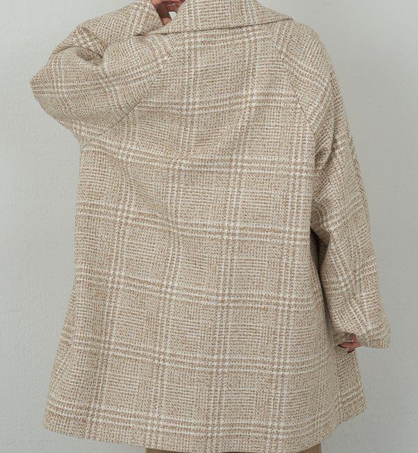  「【HERITANOVUM】 ツィードショールカラーショートコート」|その他|