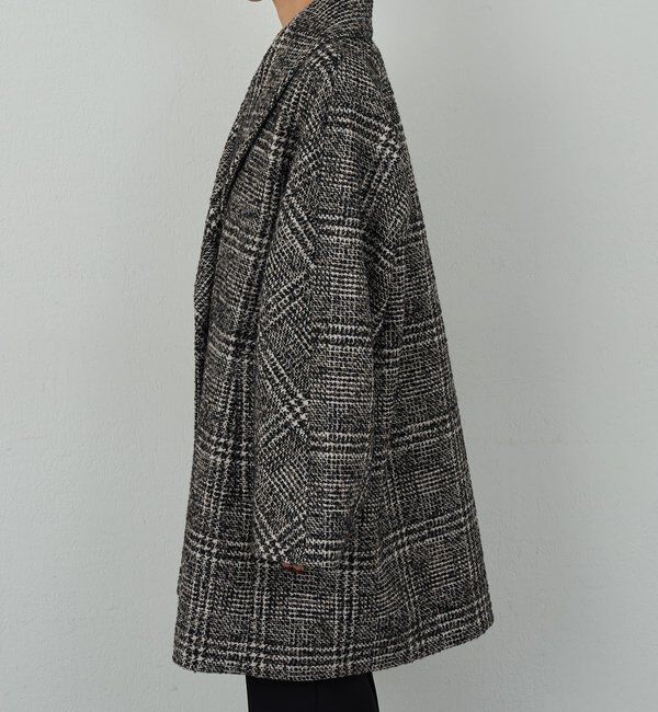  「【HERITANOVUM】 ツィードショールカラーショートコート」|その他|