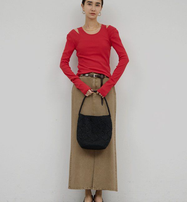  「【前後2way】ハイツイストリブタンク」|Tシャツ・カットソー|