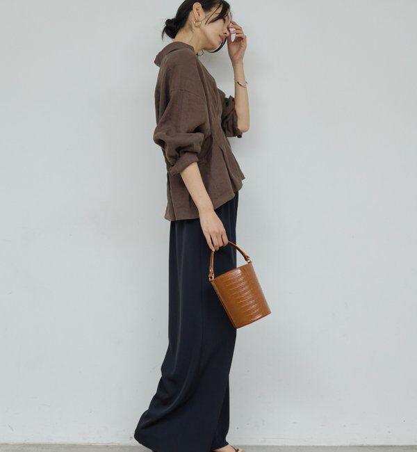  「【WEB限定】【大人気につきリバイバル】ウエストシェイプシャツ」|シャツ・ブラウス|