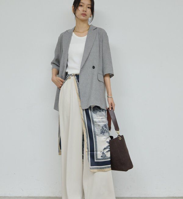  「【2サイズ展開】【大人気アイテムが今年も登場】ハーフスリーブジャケット」|テーラードジャケット|