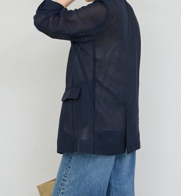  「【WEB限定】【サイズ展開あり】メッシュジャケット」|テーラードジャケット|