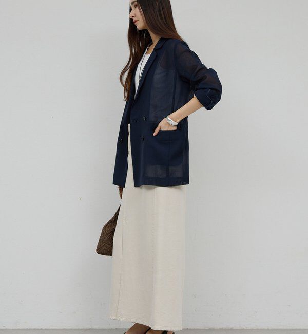  「【WEB限定】【サイズ展開あり】メッシュジャケット」|テーラードジャケット|