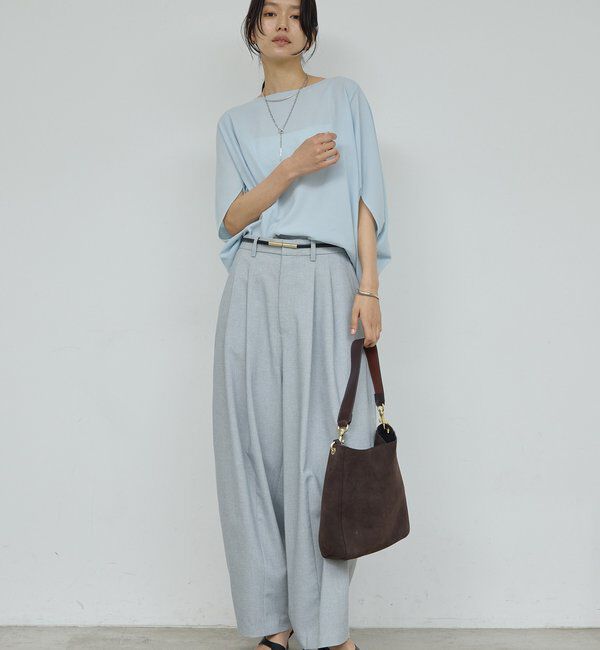  「【Maurizio Taiuti】ワンショルダーバッグ/DBR」|クラッチバッグ|