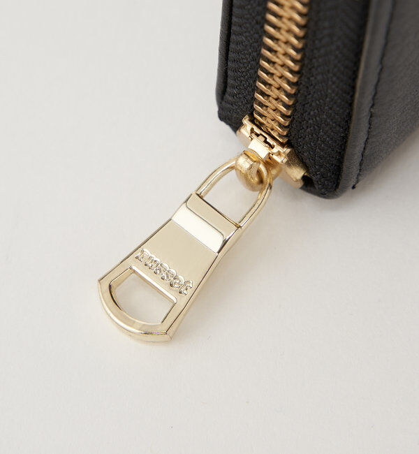  「モノグラムプレートラウンドジップウォレット」|財布|