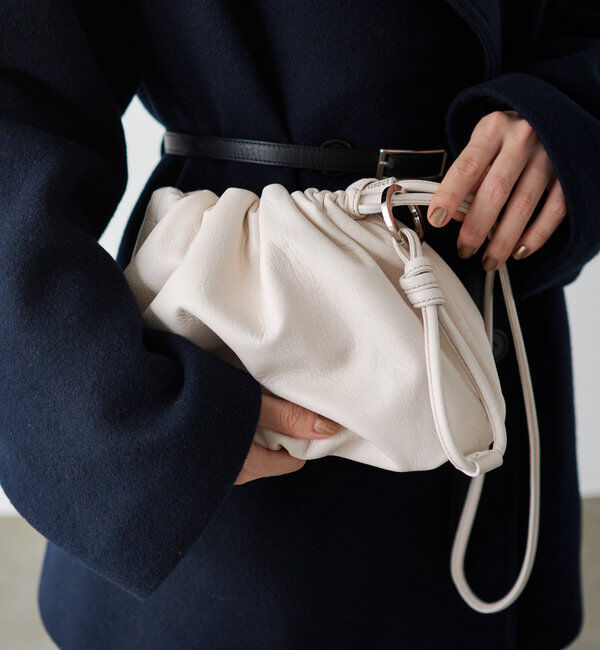  「レザー巾着4WAYショルダーバッグ」|ショルダー・メッセンジャー|