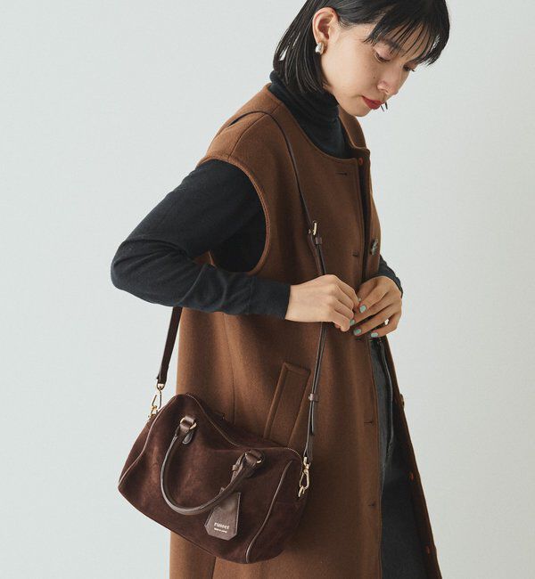  「スエード2WAYミニボストンバッグ」|ボストンバッグ|