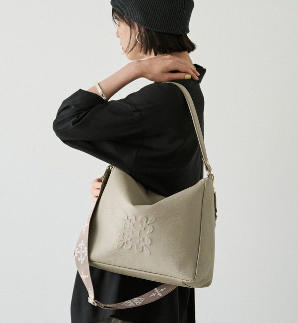  「エンボスモノグラム2WAYショルダーバッグ」|ショルダー・メッセンジャー|