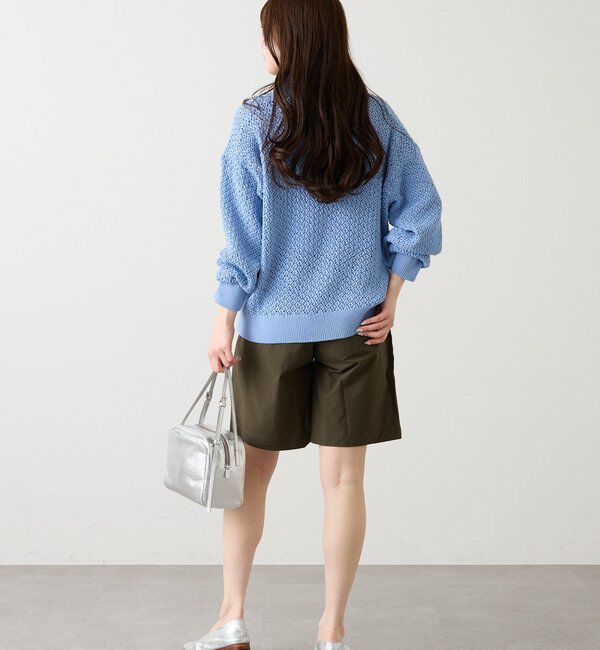  「スキッパーニット」|カーディガン|