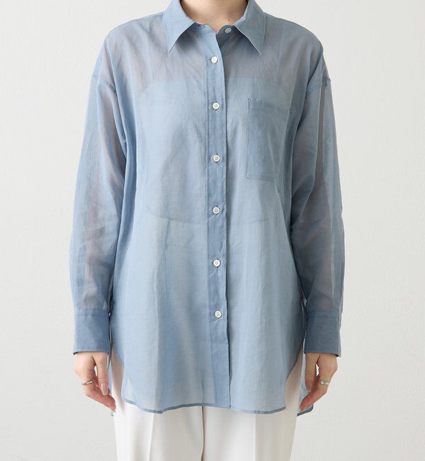  「シアーオーバーシャツ」|シャツ・ブラウス|