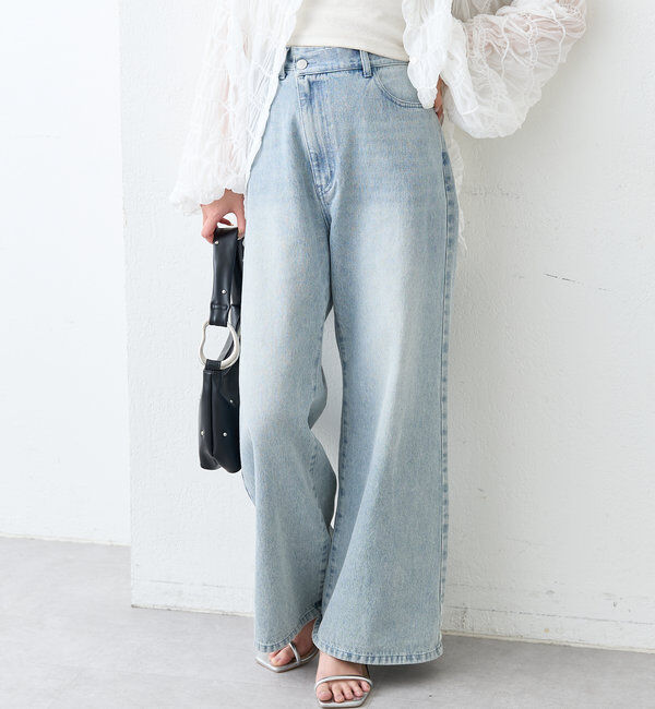 「【新色ブルー登場！】フレアデニム」|デニム|