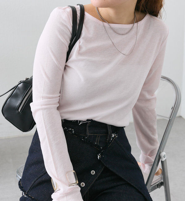  「newシアーロングTシャツ」|Tシャツ・カットソー|