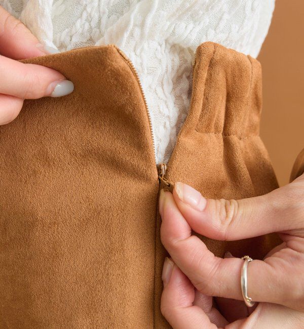  「フェイクスウェードミニスカパン」|スカート|