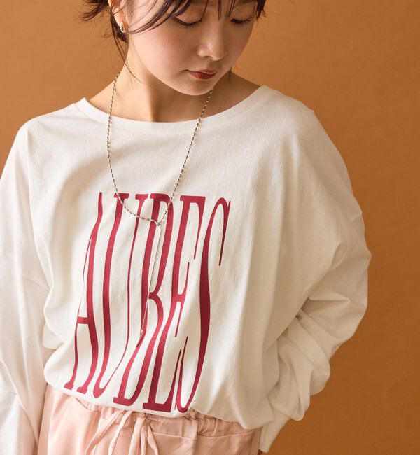  「BIGロゴロングTシャツ」|Tシャツ・カットソー|