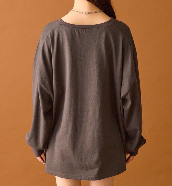  「BIGロゴロングTシャツ」|Tシャツ・カットソー|