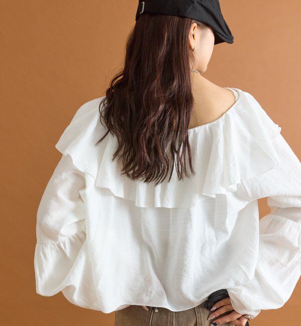  「ラッフルボレロブラウス」|シャツ・ブラウス|