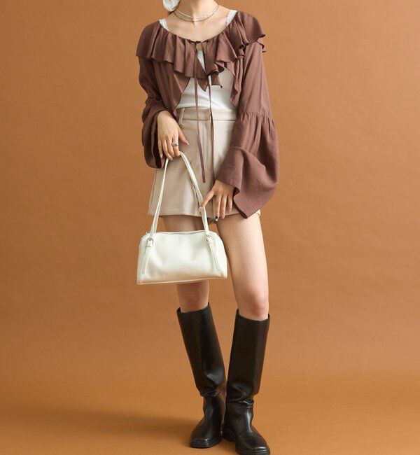  「ラッフルボレロブラウス」|シャツ・ブラウス|