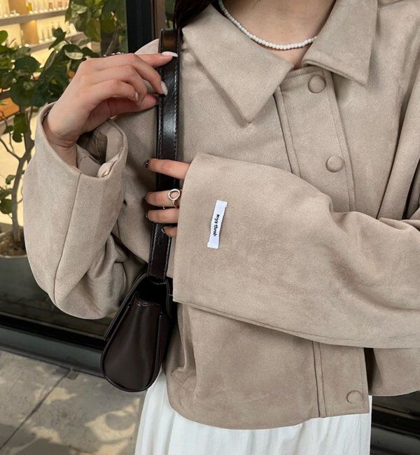  「フェイクスウェードショートブルゾン」|その他|