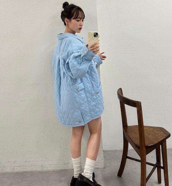  「襟付きキルティングジャケット」|その他|