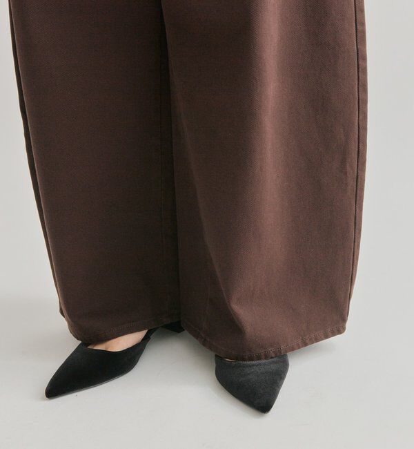  「【バックスタイルがポイント！新色ネイビー】バックシャンカーブデニム」|デニム|